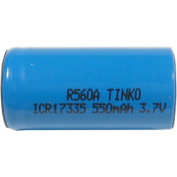 Nabíjecí článek Li-Ion ICR17335 (RCR123) 3,7V/550mAh TINKO