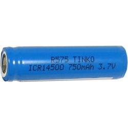 Nabíjecí článek Li-Ion ICR14500-AA 3,7V/750mAh TINKO