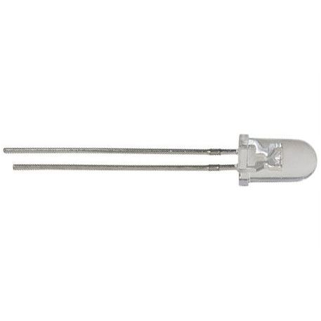 LED 5mm BLIK 4,5V modrá čirá 2500mCd 425nm 20° 2,5Hz