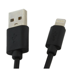 Kabel USB-A / Lightning, délka 1m, černý