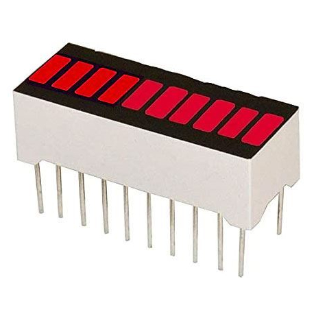 Bargraf SHB10R, 10x LED, červený