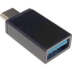 Redukce USB A  -  USB-C - černá