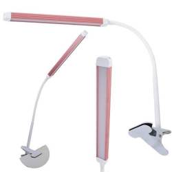 Lampa s klipem USB  24LED, růžová