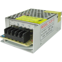 Průmyslový zdroj S-25-12, 12V-/25W spínaný