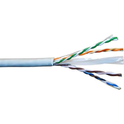 Kabel UTP Cat6 4páry, drát  Cu 0,57, materiál CU/LSZH