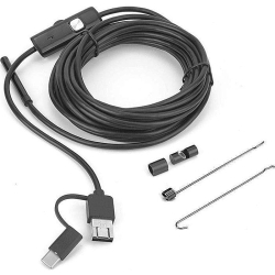 Endoskop - Inspekční kamera Y102, 5,5mm, Micro USB, USB, kabel 5m