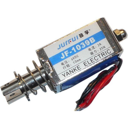 Elektromagnet tažný JF-1039B 24VDC, síla 25N, zdvih 10mm