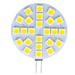 Žárovka LED G4, 24xSMD bílá teplá, 12V/3W