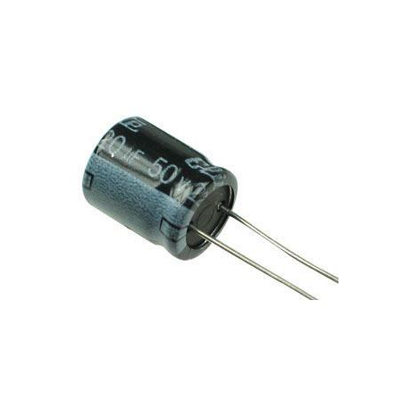 220u/50V 105° 10x13mm, low ESR, long life, elektrolyt.kondenzátor radi