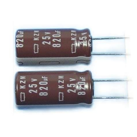 820u/25V 105° 10x20x5mm, elektrolyt.kondenzátor radiální Low ESR