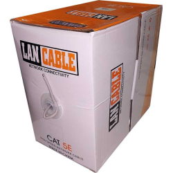 Kabel UTP CAT5e 4páry, drát  Cu 0,51, materiál CU/LSZH, balení 305m