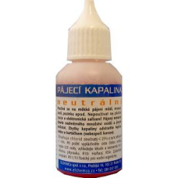 Kapalina pájecí neutrální 30ml pro Cu,Fe,Zn,mosaz