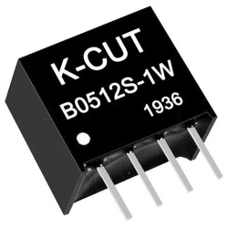 Napájecí zdroj DC-DC K-CUT B0512S-1W 5VDC / 12VDC izolovaný