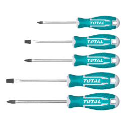 Šroubováky, sada 5ks, CrV TOTAL-TOOLS