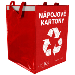 Taška na tříděný odpad SORT EASY CARTON, 30x30x40cm, 36l SIXTOL