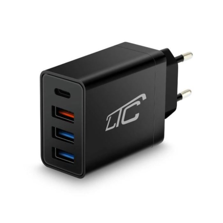 Napáječ, síťový adaptér 2x USB 2.4A 36W QC 3.0 PD 20W/QC 3.0,LTC