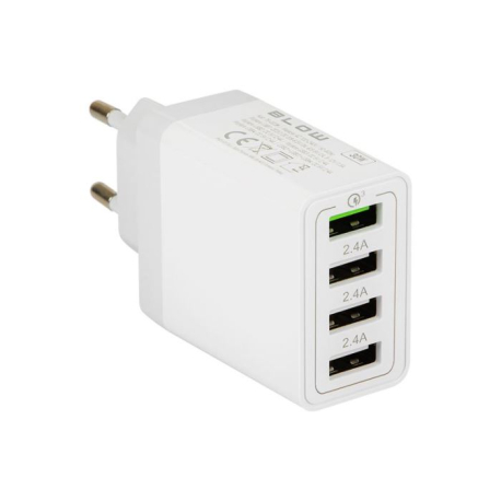 Adaptér USB BLOW 76-007, 230V/5VDC, QC