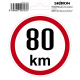 SHERON Samolepka - 80 km/h