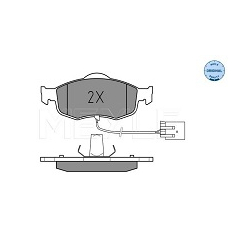 Sada brzdových destièek MEYLE 025 213 9618/W Ford Mondeo I, II - pøední