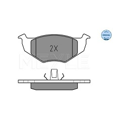 Sada předních brzdových destiček MEYLE Škoda Fabia , Seat Arosa , VW Lupo  6N0 698 151 C