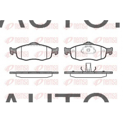 Sada brzdových destièek REMSA 0432.00 Ford Mondeo I, II - pøední