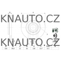 Přední brzdový kotouč BOSCH Škoda , Seat , Audi , VW 256mm - 0986478853