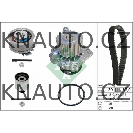 Rozvodová sada s vodním čerpadlem INA Audi, Seat, VW, Škoda 1.4-1.9TDI - 038109119L