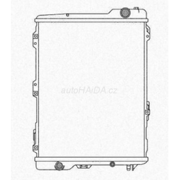 Chladiè vody Audi 80 (B3, B4) 2,0 2,2 2,3