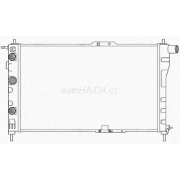 Chladiè vody 632x375x24mm Daewoo Nexia 1,5 Automat