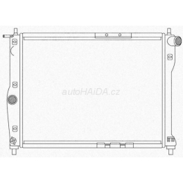 Chladiè vody 500x378x23mm Daewoo Lanos 1,4 / 1,5 / 1,6