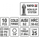 Sada bitů 1/4\" 25 mm NON-SLIP 10 ks