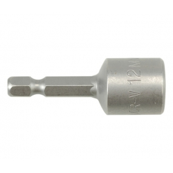 Nástavec magnetický 1/4\" 12 x 48 mm CrV blistr