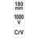 Kleště kombinované 180mm VDE (1000V)