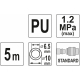 Hadice vzduchová spirálová PU 6,5x10mm, 5m