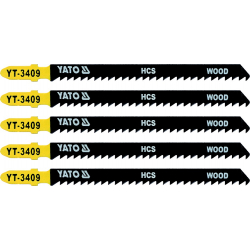 List pilový do přímočaré pily 115 mm na dřevo TPI8 5 ks