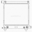 Chladiè vody 345x294x42mm Mercedes W124 E220, E220, 220E Automat