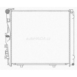 Chladiè vody Mercedes W124 260E, E280, 300E, 300E 24V, E300, 320E, E320