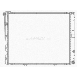 Chladiè vody 605x485x42mm Mercedes W124 E300 Diesel