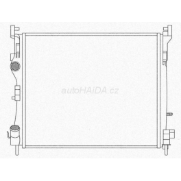 Chladiè vody 479x389x28mm Renault Clio II, Thalia 1,5 DCI