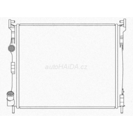 Chladiè vody 480x414x27mm Renault Clio II, Thalia 1,5 DCI