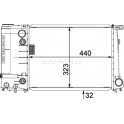 Chladiè, chlazení motoru HELLA BMW 3 E30 316i 318i, 5 E34 520i 525i automat