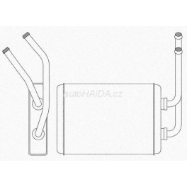 Topení 200x160x25mm Renault Twingo I