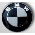 Znak BMW na kapotu èernobílý, Emblem, prùmìr 82mm