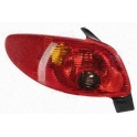 DEPO taillight Peugeot 206 from 06/2003 - left