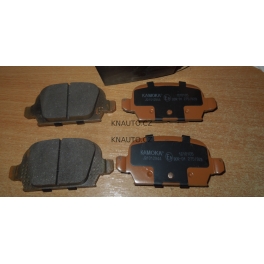 Brzdové destičky KAMOKA JQ1012944 Fiat Punto, Opel Corsa C, Tigra (04-) - zadní