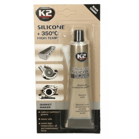 Silikon černý DO 350 °C 85G K2