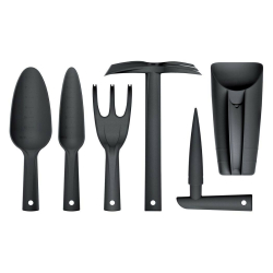 Sada ručního nářadí RESPANA GARDENING TOOLS SET černá, 6 ks KISTENBERG