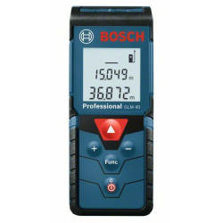 Laserový měřič vzdálenosti Bosch GLM 40 Professional, 0601072900