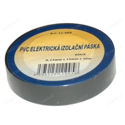 Izolační páska PVC 15 mm x 9 m černá