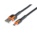 Nabíjecí spletený kabel 100 cm, USB   micro USB,  MYWAY